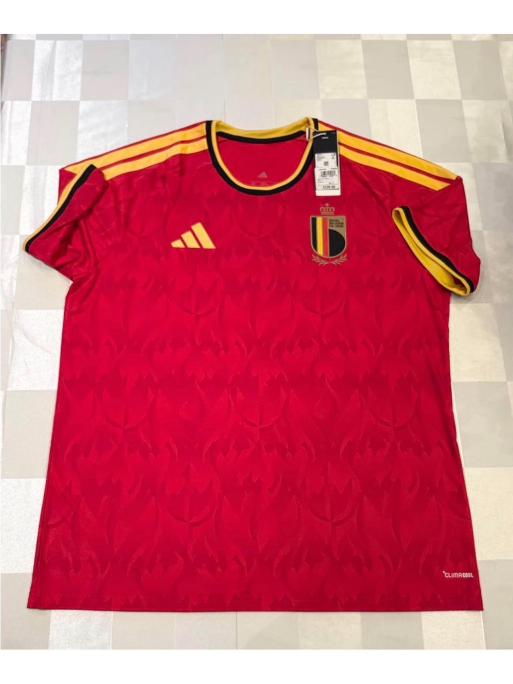 NWT adidas Belgium National Team Home Soccer Jersey Red Men’s XL